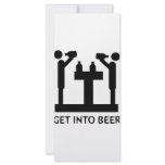 get into beer icon rack cards