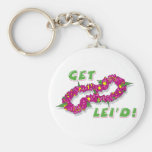 Get Lei'd! (Purple) Keychain