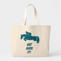 Get Over It Horse Tote Bag