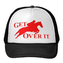 GET OVER IT HORSE TRUCKER HAT
