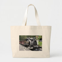 Get puffed! Steam engine, Victoria, Australia Canvas Bags