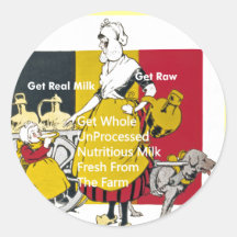 Get Real Milk - Get Raw Sticker