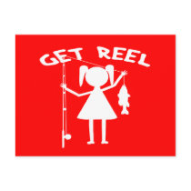 GET REEL GIRL POST CARDS