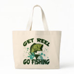 Get Reel Go Fishing Tote Bags