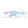 get reelin girl bumper sticker