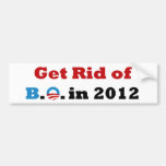 Get Rid of B.O. Bumper Sticker