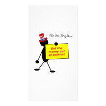 Get The Money Out of Politics Personalized Photo Card