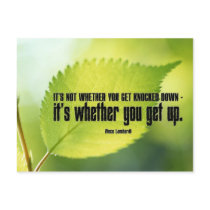 Get Up Inspirational Postcard