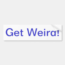 Get Weird Bumper Stickers
