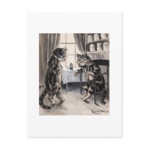 Get Well Soon Vintage Cat Card