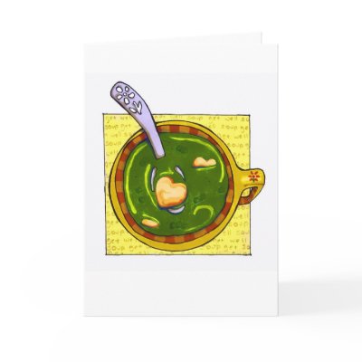 "get well soup" greeting card by apascale