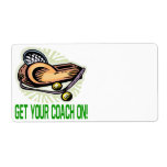Get Your Coach On Custom Shipping Labels