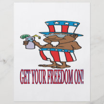 Get Your Freedom On Full Color Flyer