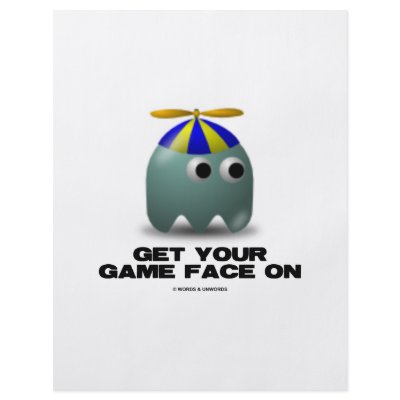 Get Your Game Face On Geek by wordsunwords