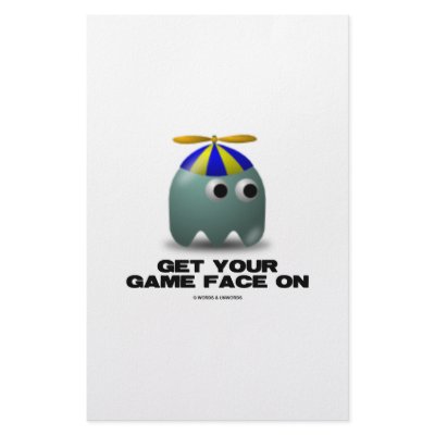 Get Your Game Face On Geek by wordsunwords