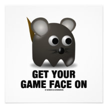 Get Your Game Face On (Mouse) Custom Invitation