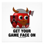 Get Your Game Face On (Viking) Personalized Invite