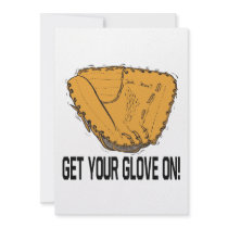 Get Your Glove On Personalized Invite