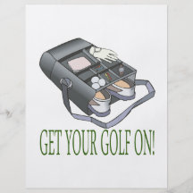 Get Your Golf On Custom Flyer