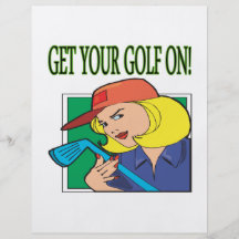 Get Your Golf On Personalized Flyer