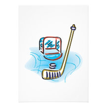 Get Your Hockey On Personalized Invitations
