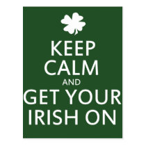 Get your Irish On postcards