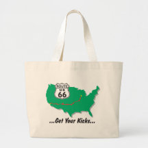 Get Your Kicks On Route 66 Tote Bag