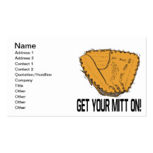 Get Your Mitt On Business Cards