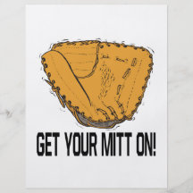 Get Your Mitt On Personalized Flyer