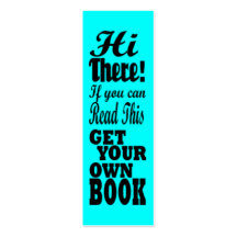 Get your own book Commuter Bookmark Business Cards