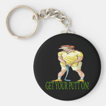Get Your Putt On Key Chain