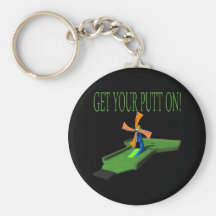 Get Your Putt On Keychains