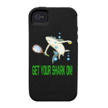Get Your Shark On Case-Mate iPhone 4 Cover