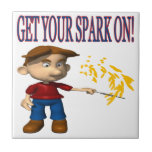 Get Your Spark On Ceramic Tile