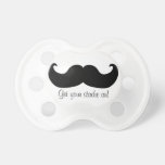 Get your stache on pacifier