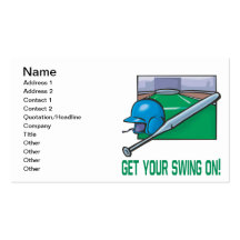 Get Your Swing On Business Cards