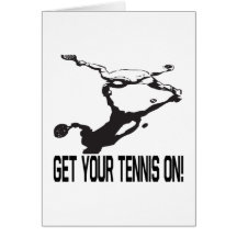 Get Your Tennis On Card