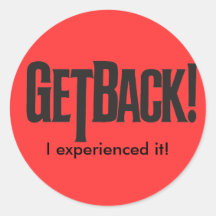 GetBack!® Beatlemania Sticker