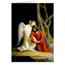 Gethsemane Carl Bloch Greeting Cards