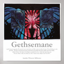 Gethsemane Scripture Poster