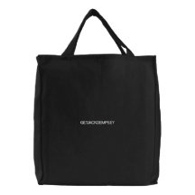 GetJackdempsey Tote Embroidered Tote Bag