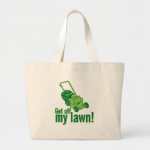 getoffmylawn.ai tote bags