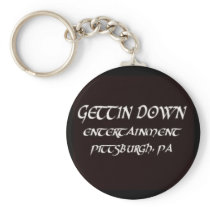 GETTIN DOWN ENTERTAINMENT (PGH,PA) KEYCHAIN