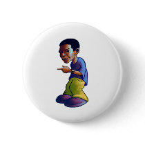 Gettin' Grown Character Pinback Button