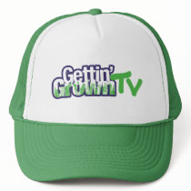 Gettin' Grown TV Green & Purple Logo Apparel Hat