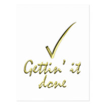 Gettin' it Done postcards