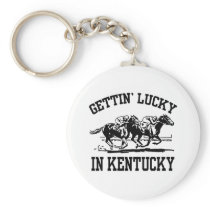 Gettin' Lucky in Kentucky Key Chain