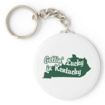Gettin' Lucky in Kentucky Key Chain