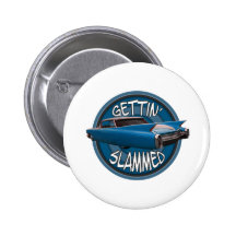 gettin slammed 1960 Cadillac sky blue Button