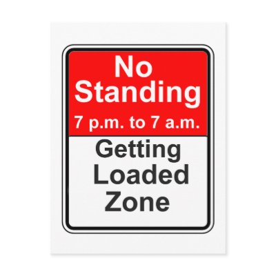 Getting Loaded Zone Postcards by fstasu59
